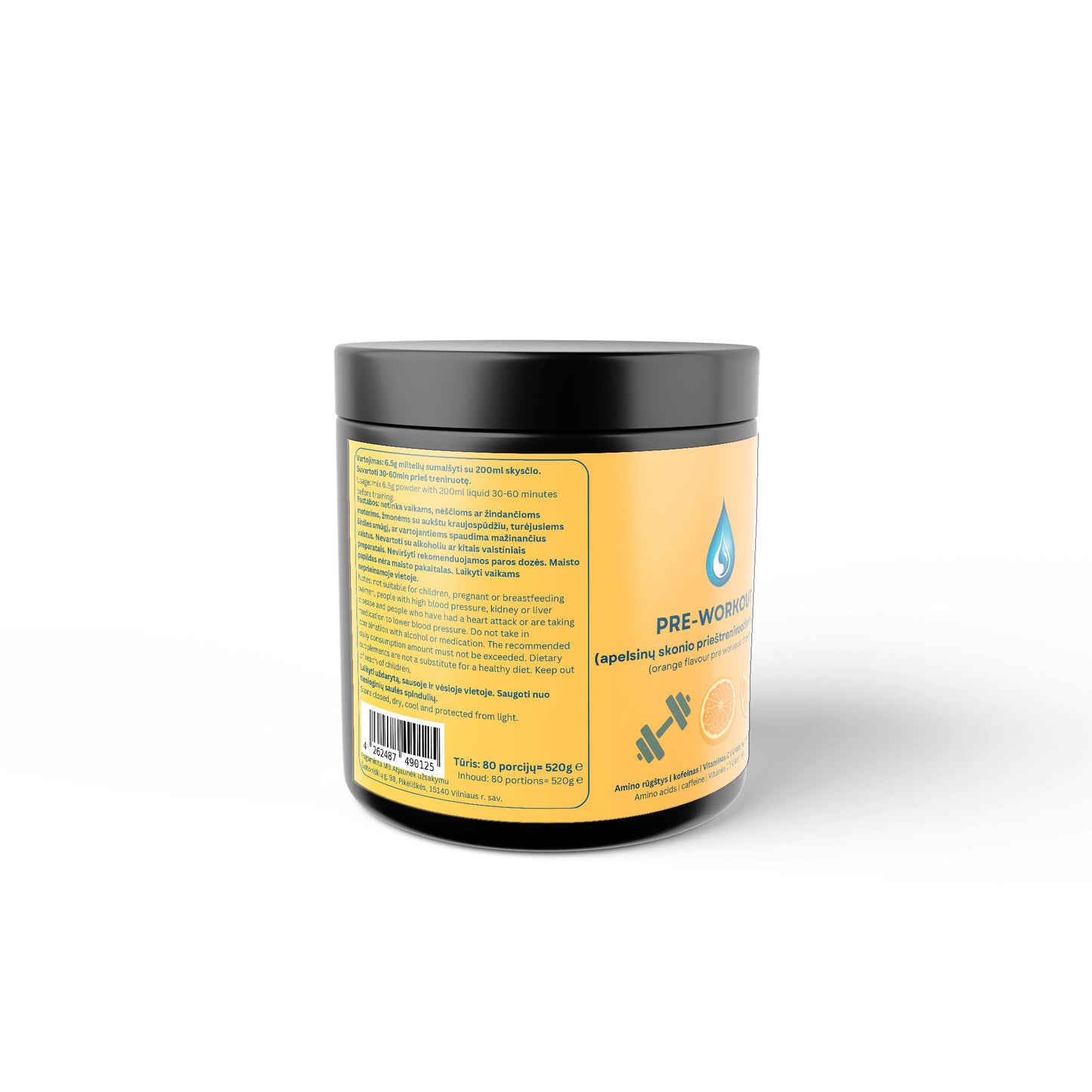 Pre-Workout Booster - Taste: Orange