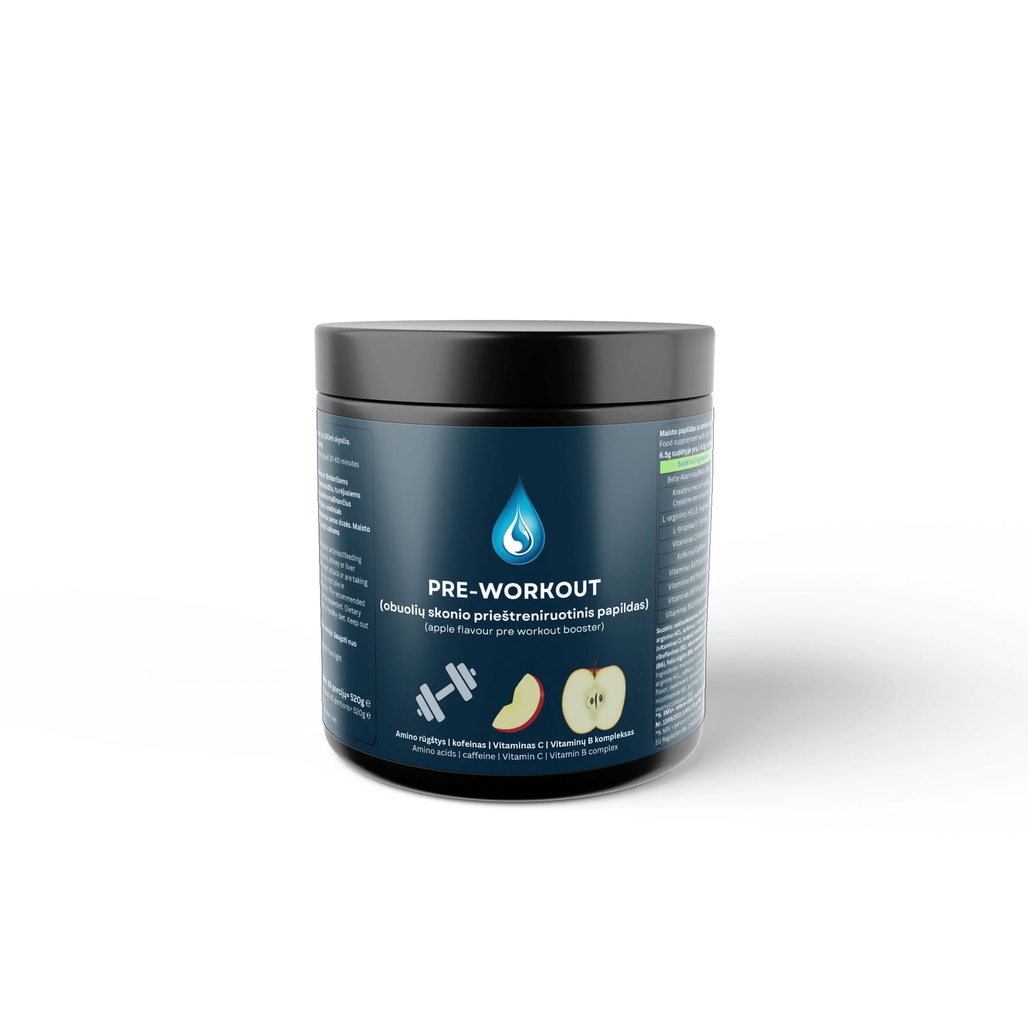 Pre-Workout Booster - Taste: Apple
