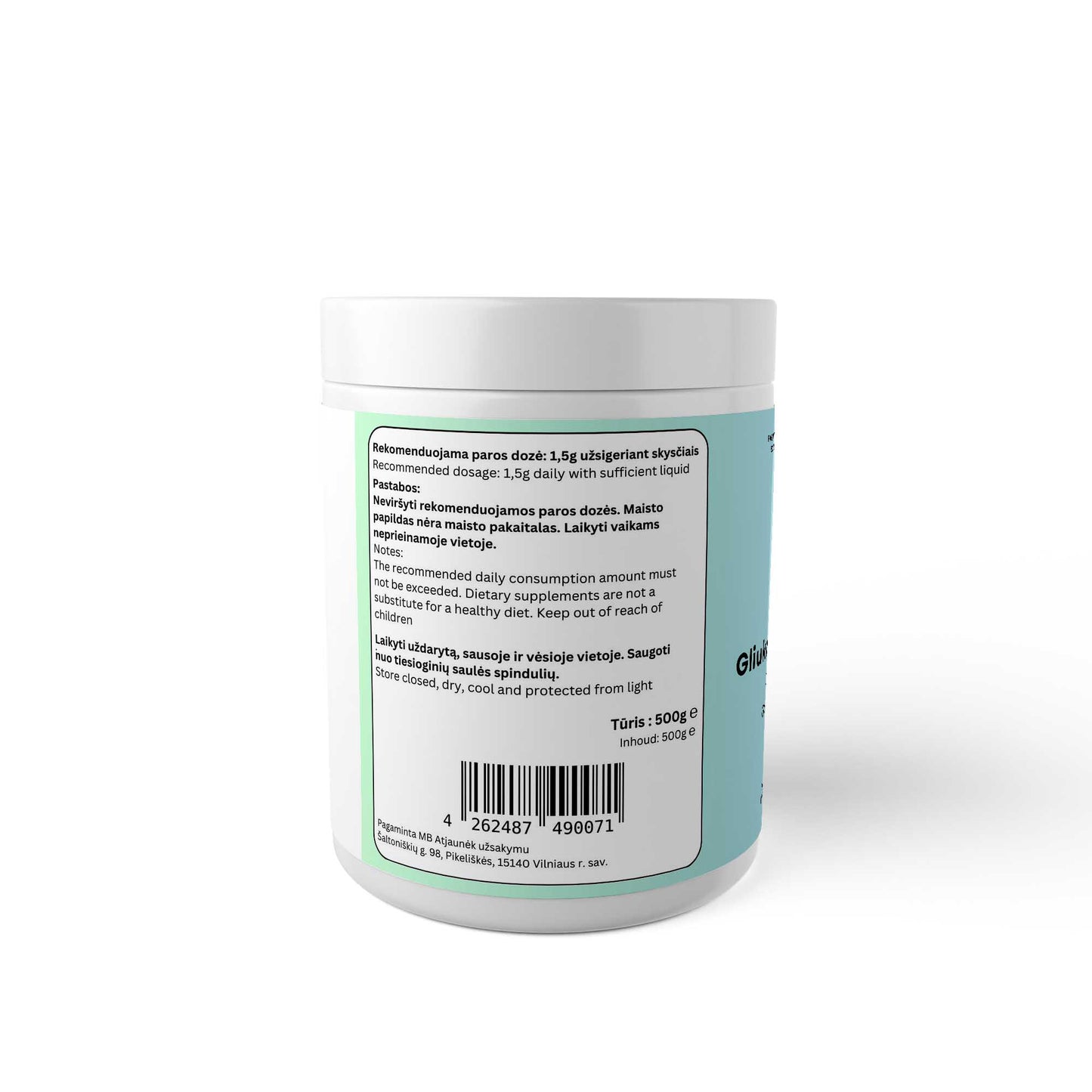 Gliukozamino Milteliai - 500g