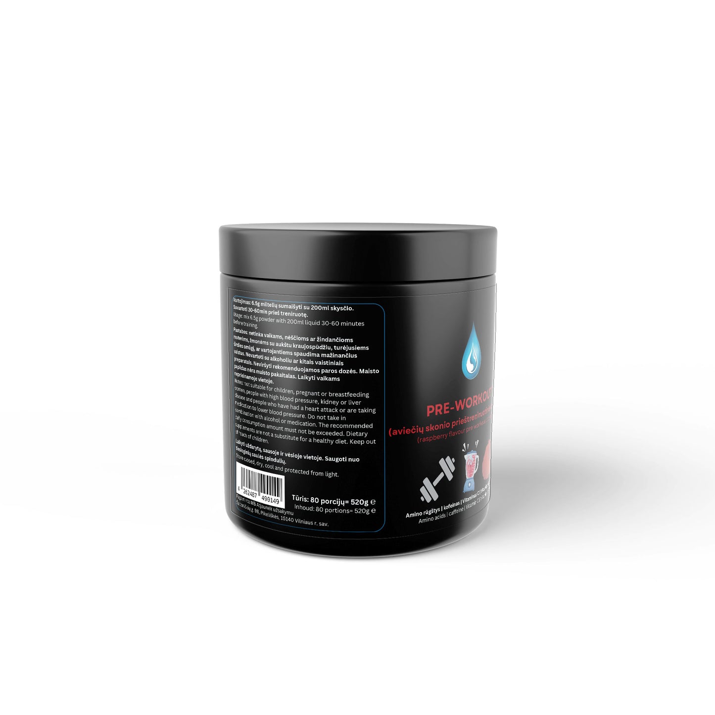 Pre-Workout Booster - Taste: Raspberry