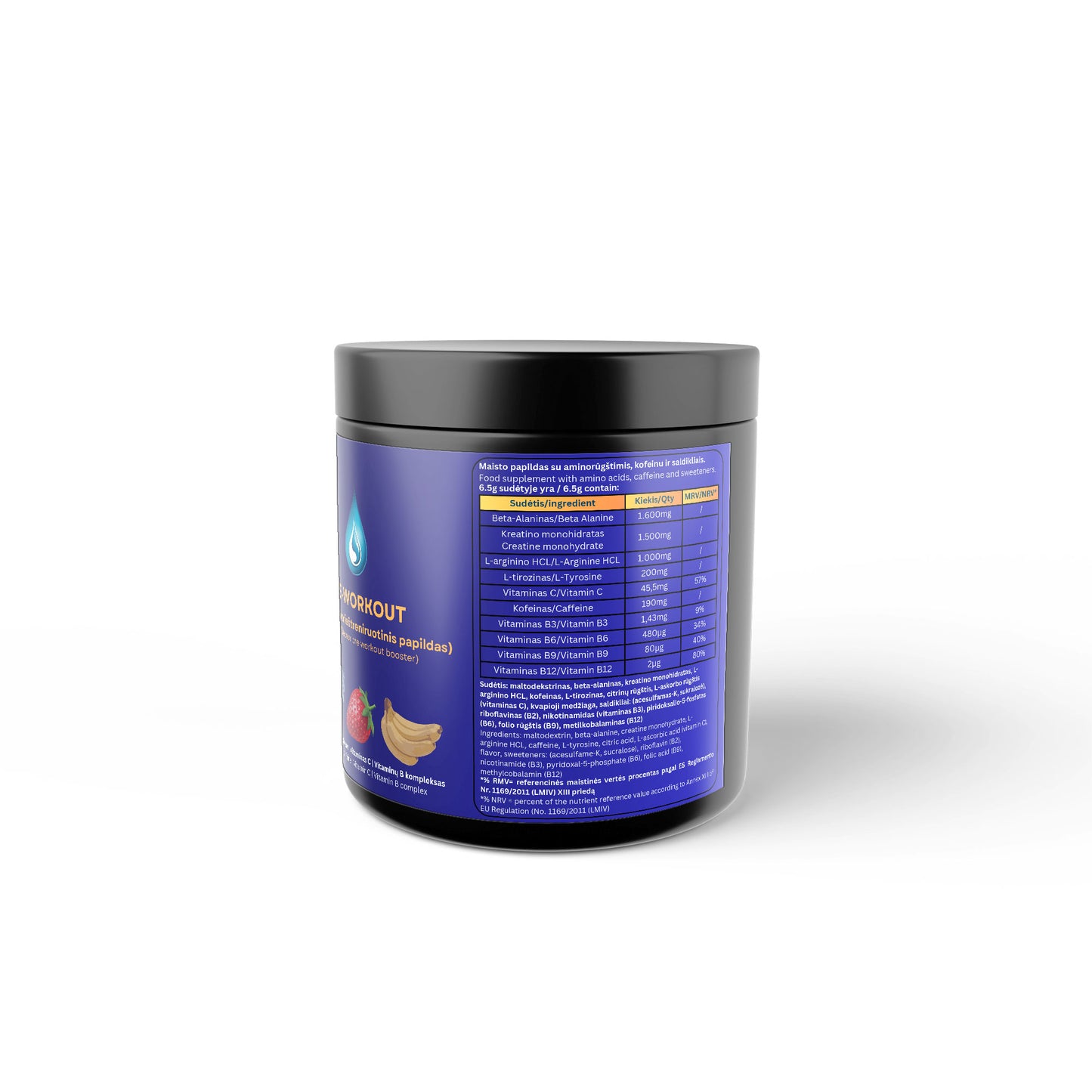 Pre-Workout Booster - Taste: All Fruits