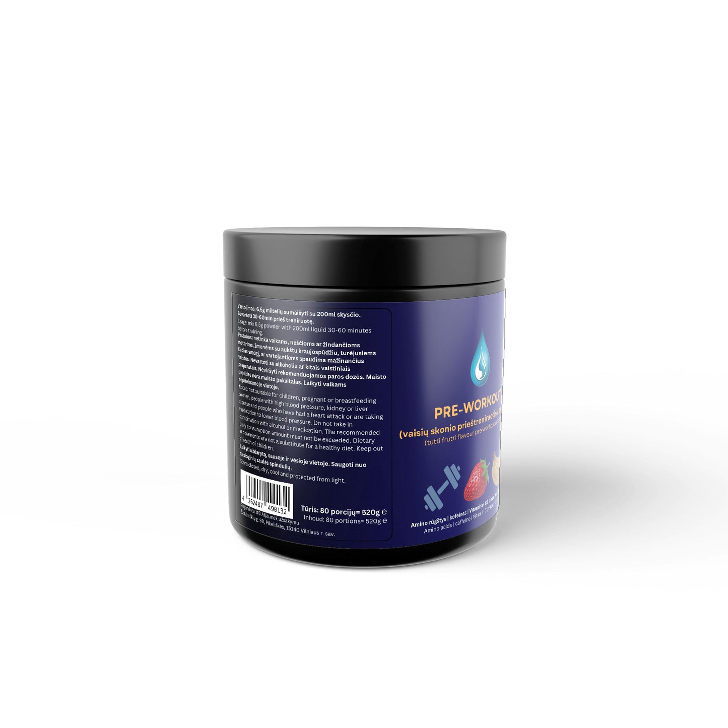 Pre-Workout Booster - Taste: All Fruits
