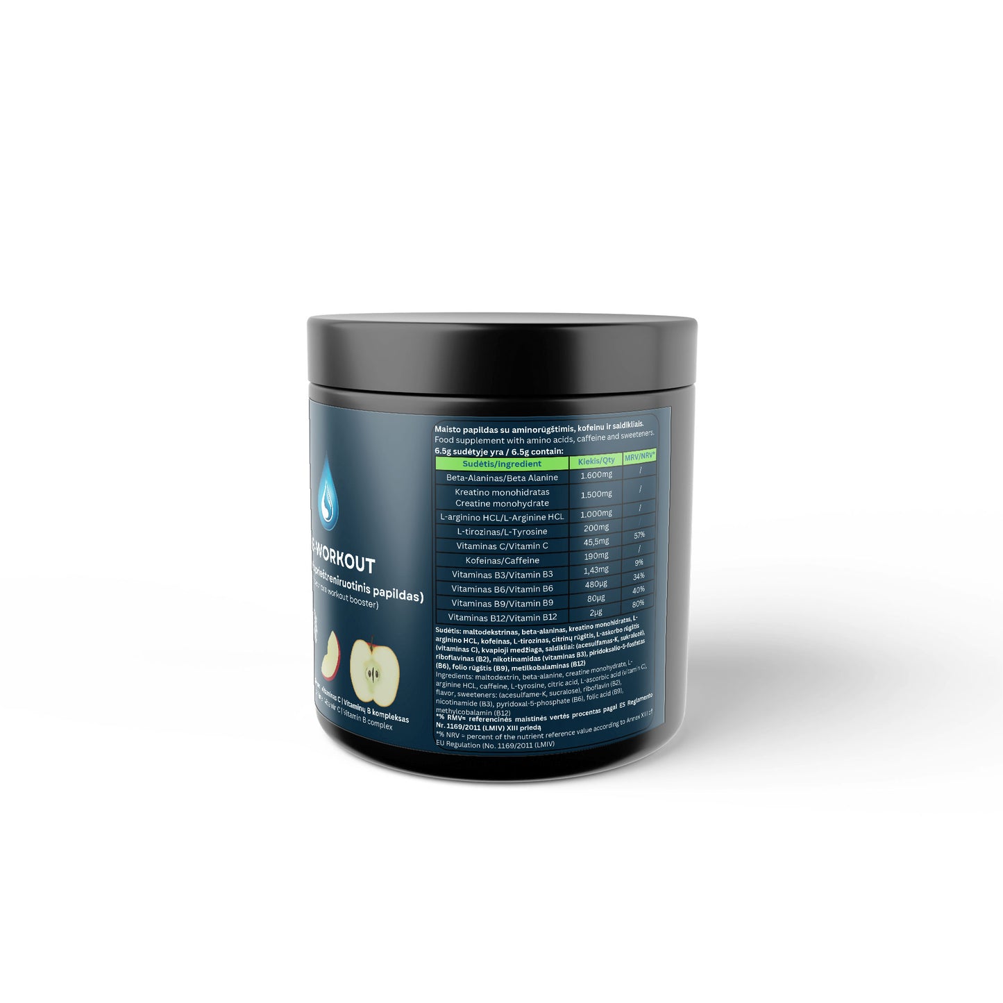 Pre-Workout Booster - Taste: Apple