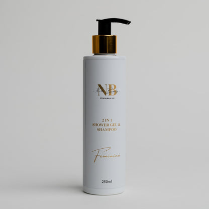 2-in-1 Shower Gel & Shampoo for Women, 250ml