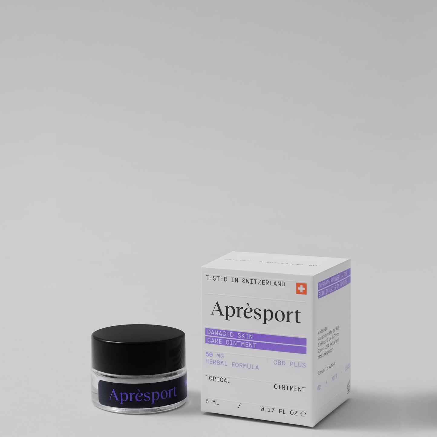 Damaged Scin Care Ointment with CBD (Aprèsport)