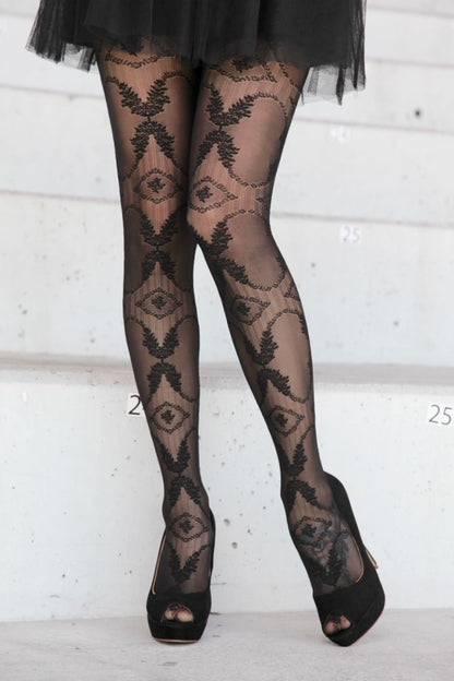 BROOKE black tights for women