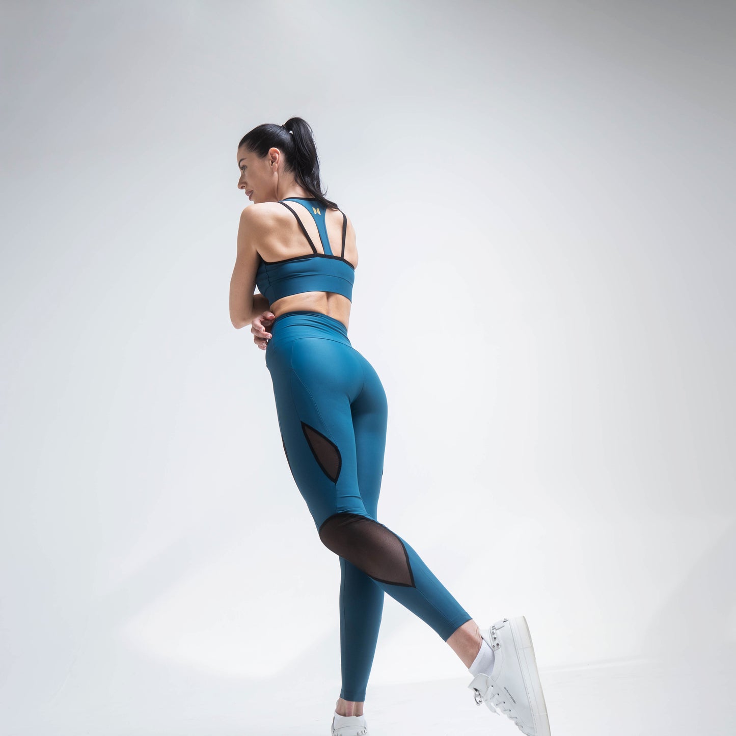 MESH LEGGINGS ZENITH BLUE